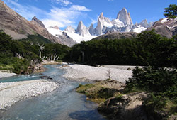 Desde el Campamento en Laguna Torre a El Chaltén